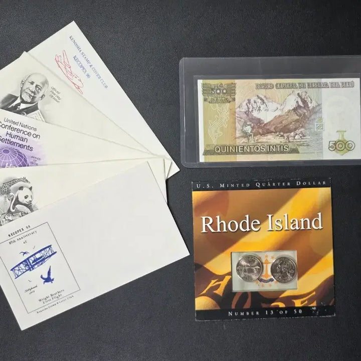 [BUNJANG] Ireland Quarter Dollar Set Uncirculated Foreign Banknote / 아일랜드 쿼터달러 세트  초일봉투 외국지폐 미사용 희귀동전수집용