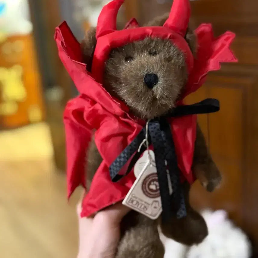 [BUNJANG] Boyds Bears Devil Bear Red Cape / 보이즈베어 데빌 곰인형 빨간 망토