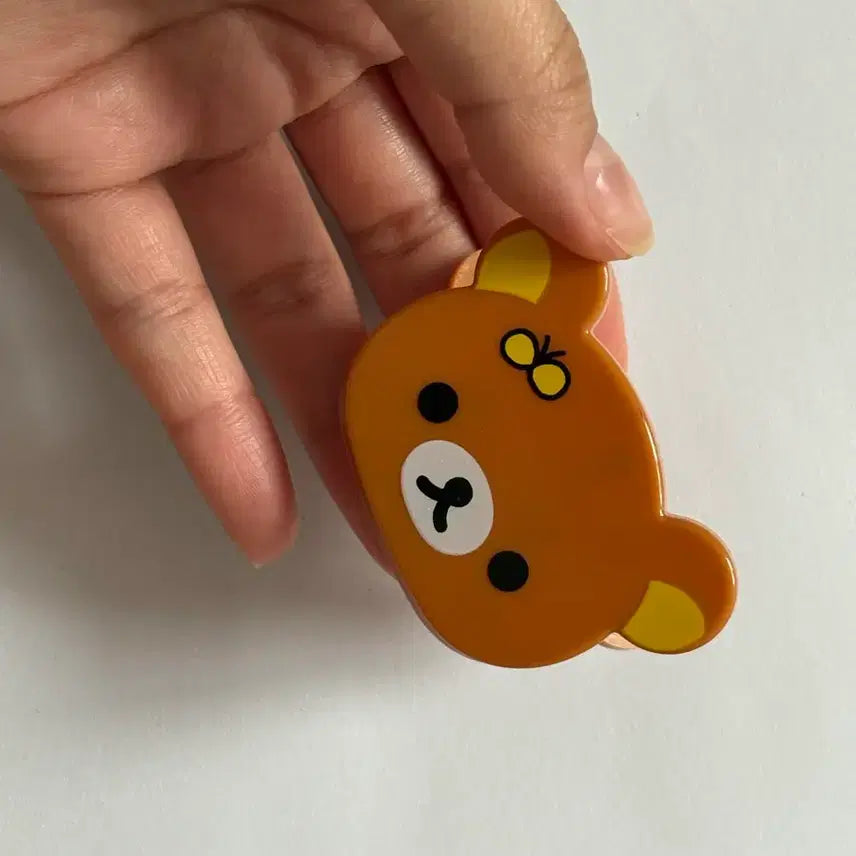[BUNJANG] San-X Rilakkuma Face Butterfly Clip / (오늘할인)고전 산엑스 리락쿠마 얼굴 나비집게