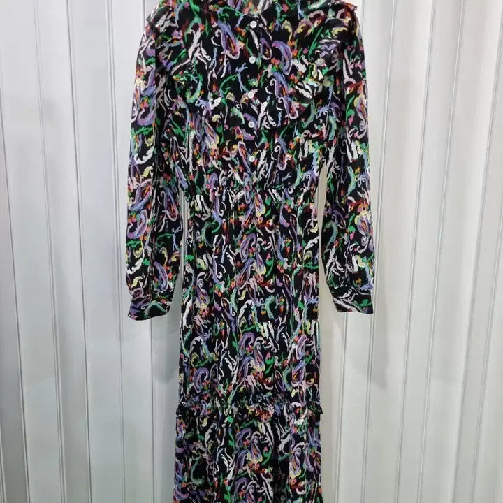 [BUNJANG] Patterned Long Dress / 패턴 롱 원피스