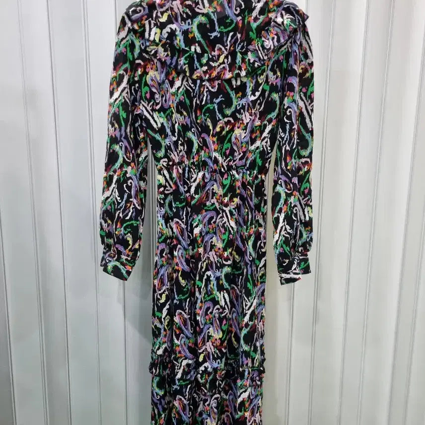 [BUNJANG] Patterned Long Dress / 패턴 롱 원피스