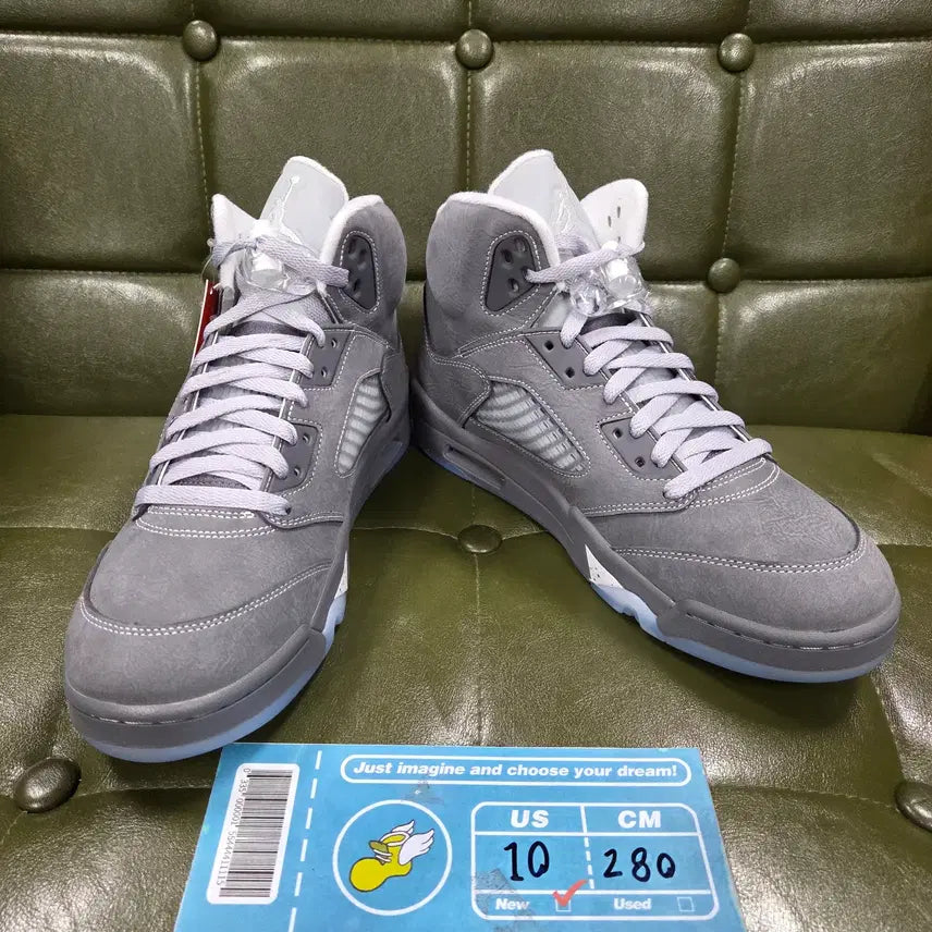 [BUNJANG] Jordan 5 Retro Light Graphite and Wolf Grey Sneakers / [280] 조던 5 레트로 라이트 그래파이트 앤 울프 그레이