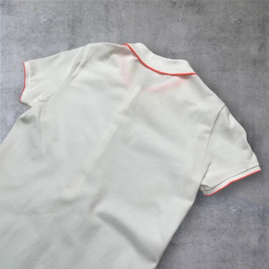 [SOLD OUT] 라코스테 Lacoste L!VE 화이트 피케 카라 슬림핏 원피스 XS