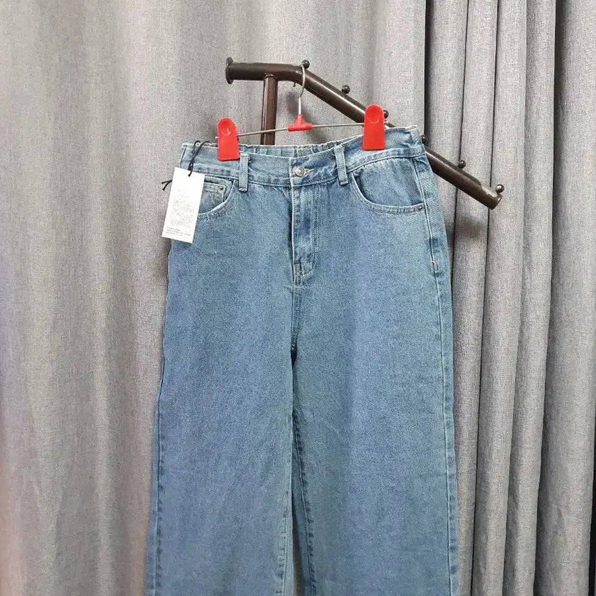 [BUNJANG] Washing Wide Denim Pants / L워싱 와이드 데님