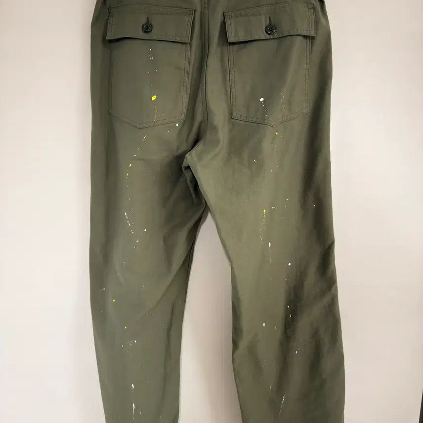 [BUNJANG] Backers Painting Fatigue Pants - M Size / 백커스 backers 퍼티그 페인팅 팬츠  M사이즈 판매
