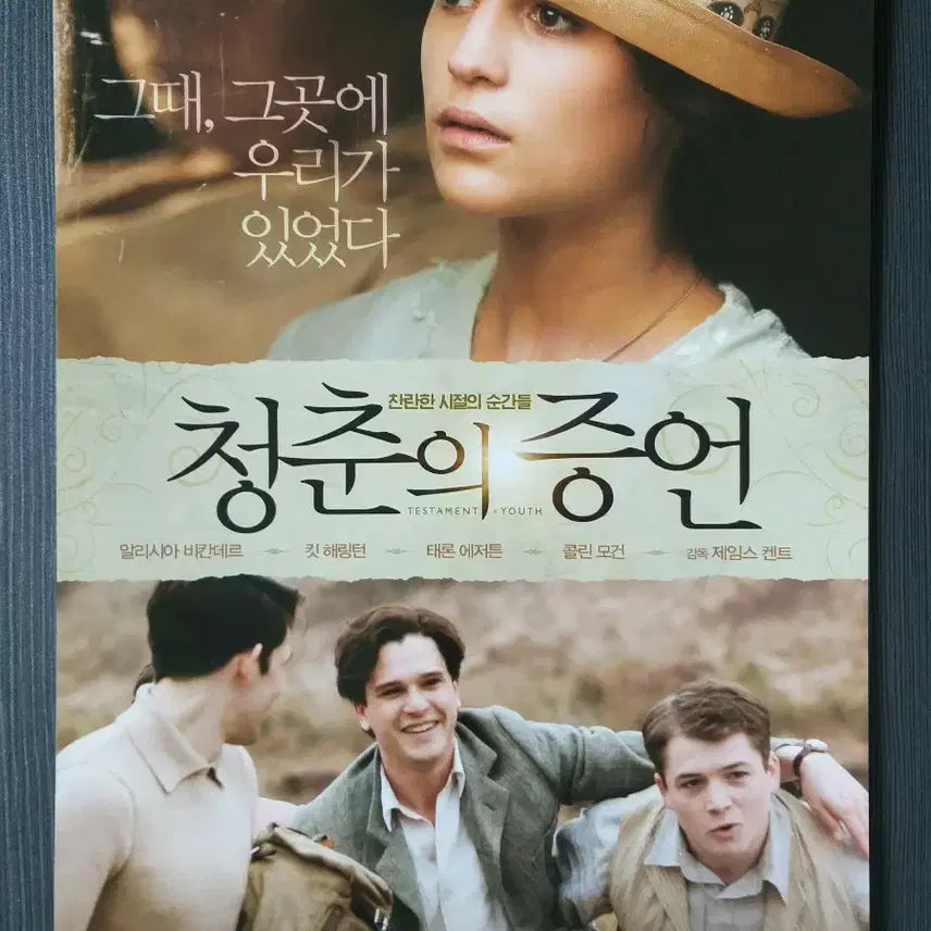 [BUNJANG] The Testimony of Youth Movie Leaflet Pamphlet / 청춘의 증언 영화 전단지 팜플렛