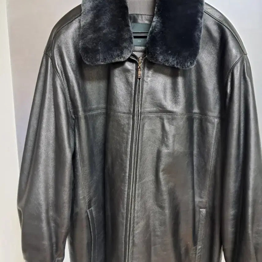 [SOLD OUT] CAESARS 남성 블랙 양가죽  자켓 105