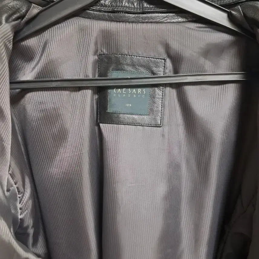 [SOLD OUT] CAESARS 남성 블랙 양가죽  자켓 105