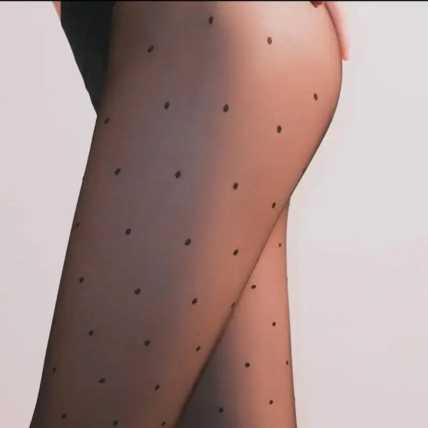 [BUNJANG] Seamless 1-Denier Dot Pattern Stockings / 심리스 1데니아 도트무늬 스타킹