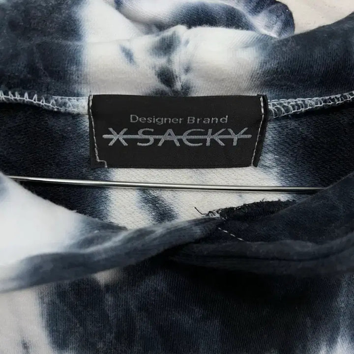 [BUNJANG] X-Saki Tie-Dye Oversized Hoodie / 엑스사키 타이다이 물나염 오버핏 후드티