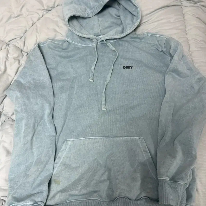 [BUNJANG] OBEY Mint Hoodie / 오베이 후드티 민트색