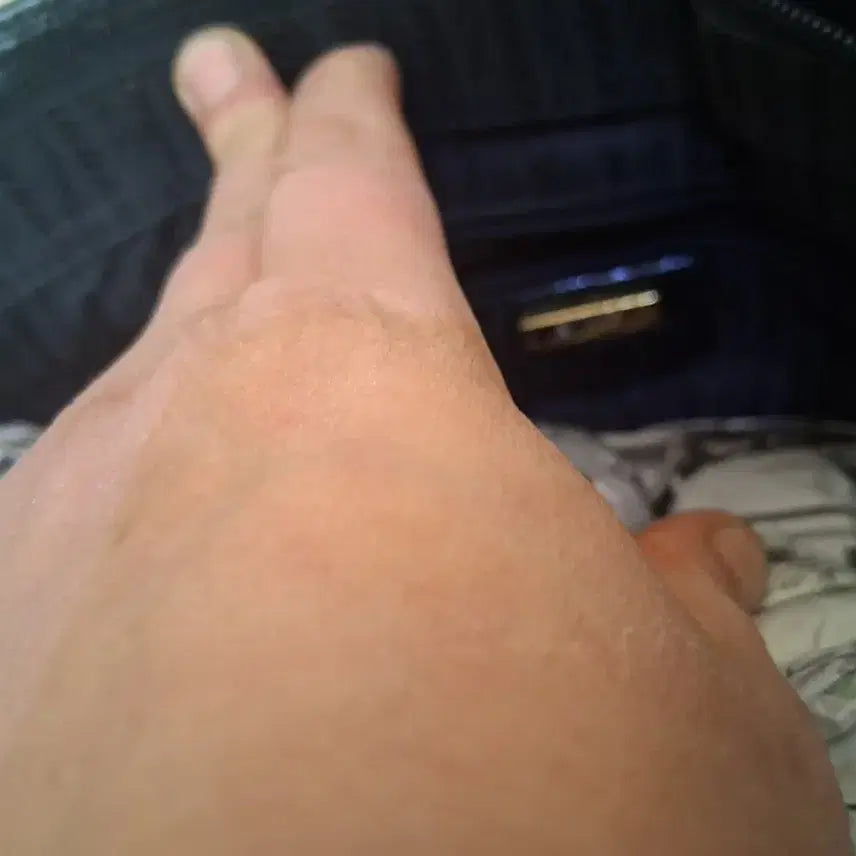 [BUNJANG] Black Leather Tote Bag Shoulder Bag / 블랙 가죽레더 토트백 숄더백