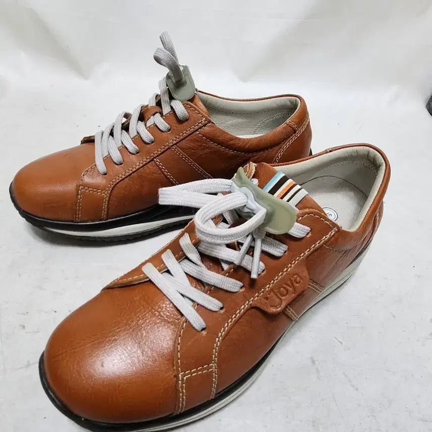 [BUNJANG] Joya Leather Walking Shoes Brown 240 / Joya 가죽 워킹화 브라운 240