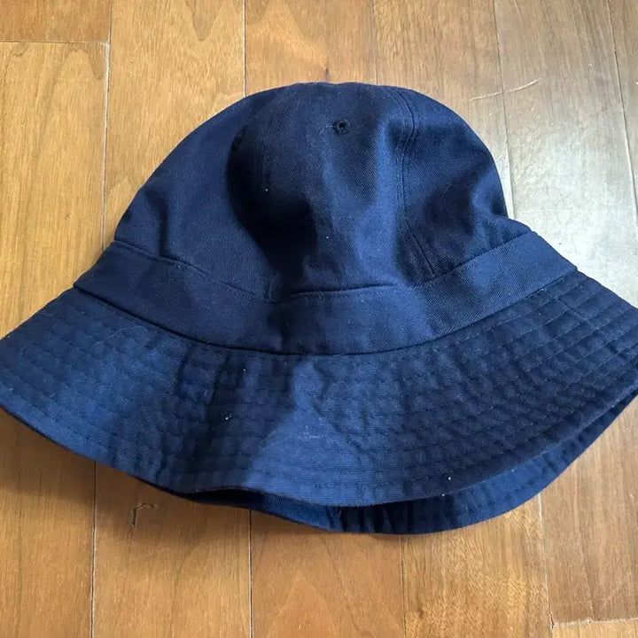 [BUNJANG] Navy Cotton Bucket Hat / 네이비색 면 벙거지 모자