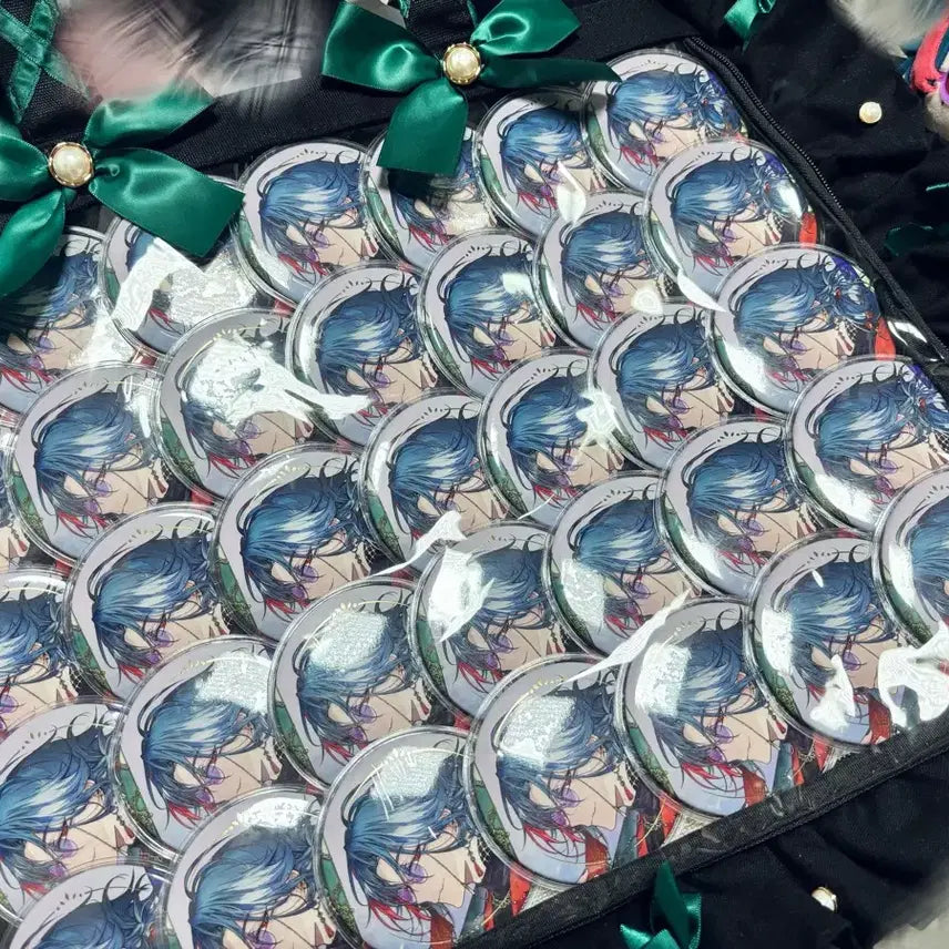 [BUNJANG] Nijisanji JP Kaisei 2025 Birthday Can Badge &amp; Cheki Set / 니지산지 JP 3SKM 카이세이 2025 생일 캔뱃지 세트 이타백 판매
