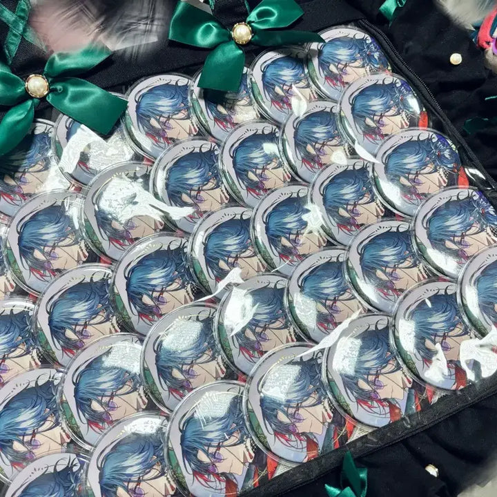 [BUNJANG] Nijisanji JP Kaisei 2025 Birthday Can Badge &amp; Cheki Set / 니지산지 JP 3SKM 카이세이 2025 생일 캔뱃지 세트 이타백 판매