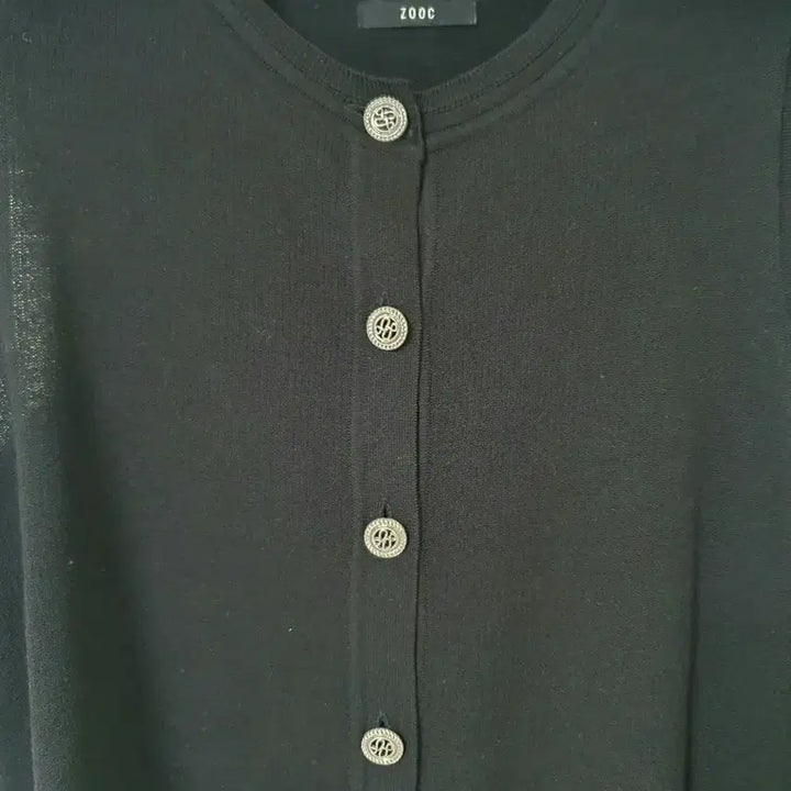 [BUNJANG] Zooc Black Short-Sleeved Cardigan / 주크 반팔 가디건