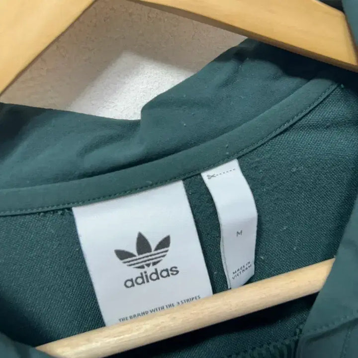 [BUNJANG] Adidas Three-Stripe Anorak Long Sleeve Sweatshirt / 아디다스 3선 아노락 긴팔 맨투맨 M