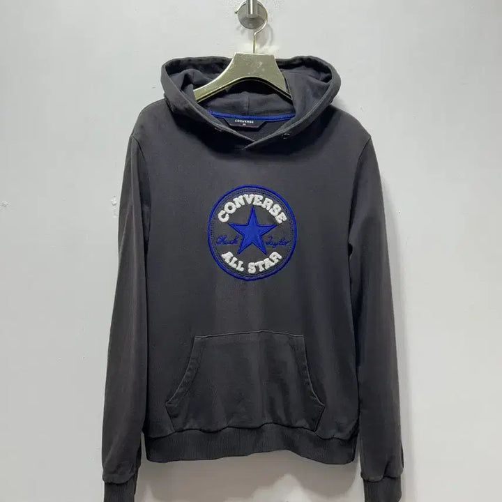 [BUNJANG] Converse All Star Gray Hoodie S / 컨버스 올스타 후드티 그레이 S 90사이즈
