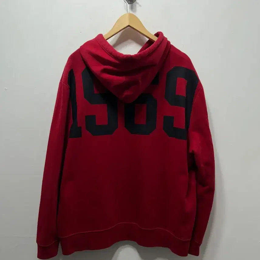 [BUNJANG] GAP Red Big Logo Hoodie XL / 갭 GAP 레드 빅로고 후드티 XL