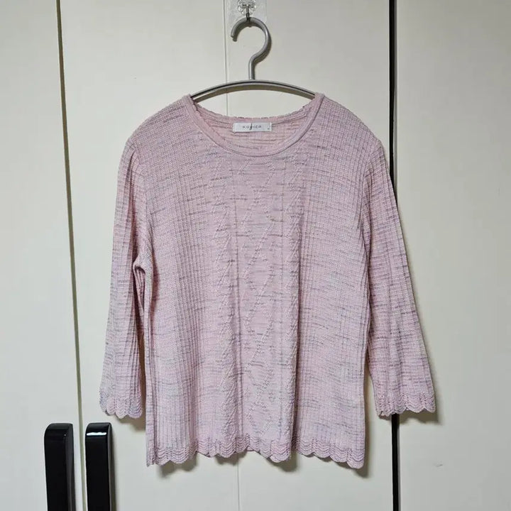 [BUNJANG] Unique Pastel Rainbow Knit Sweater / 유니크 파스텔 솜사탕 레인보우 니트