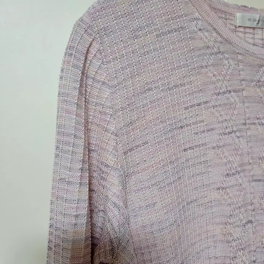 [BUNJANG] Unique Pastel Rainbow Knit Sweater / 유니크 파스텔 솜사탕 레인보우 니트