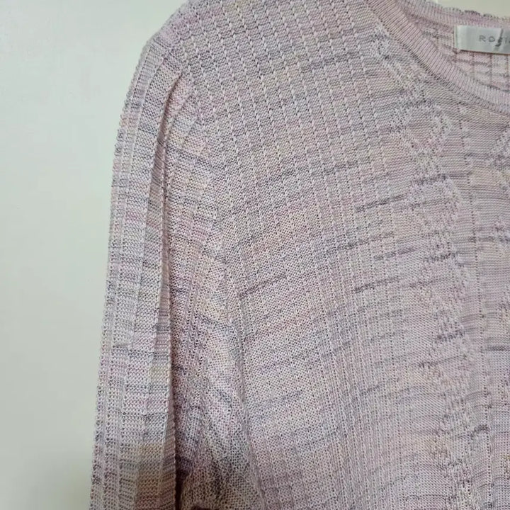 [BUNJANG] Unique Pastel Rainbow Knit Sweater / 유니크 파스텔 솜사탕 레인보우 니트