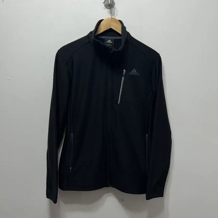 [BUNJANG] Adidas Black Full-Zip Training Jacket (Size 100) / 아디다스 블랙 풀집업 트레이닝 자켓 집업 100사이즈