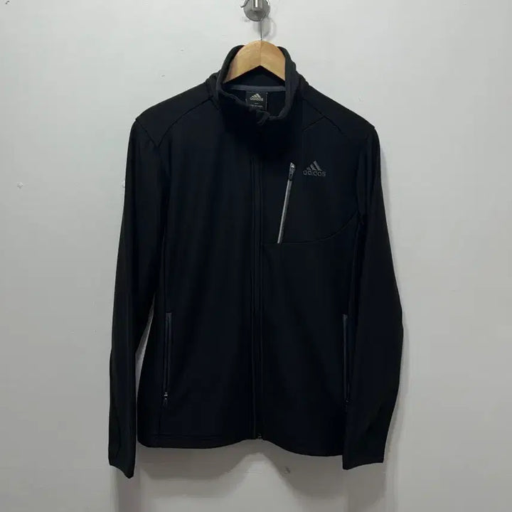 [BUNJANG] Adidas Black Full-Zip Training Jacket (Size 100) / 아디다스 블랙 풀집업 트레이닝 자켓 집업 100사이즈