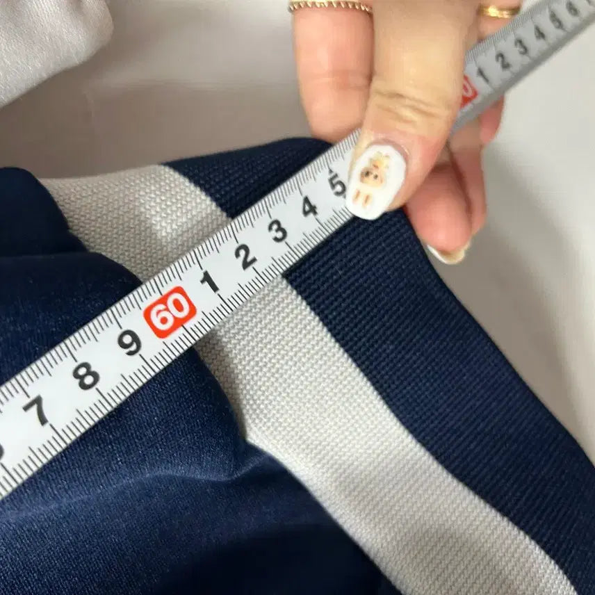[SOLD OUT] 아디다스 네이비/회색 배색 트랙 자켓 집업 져지 L