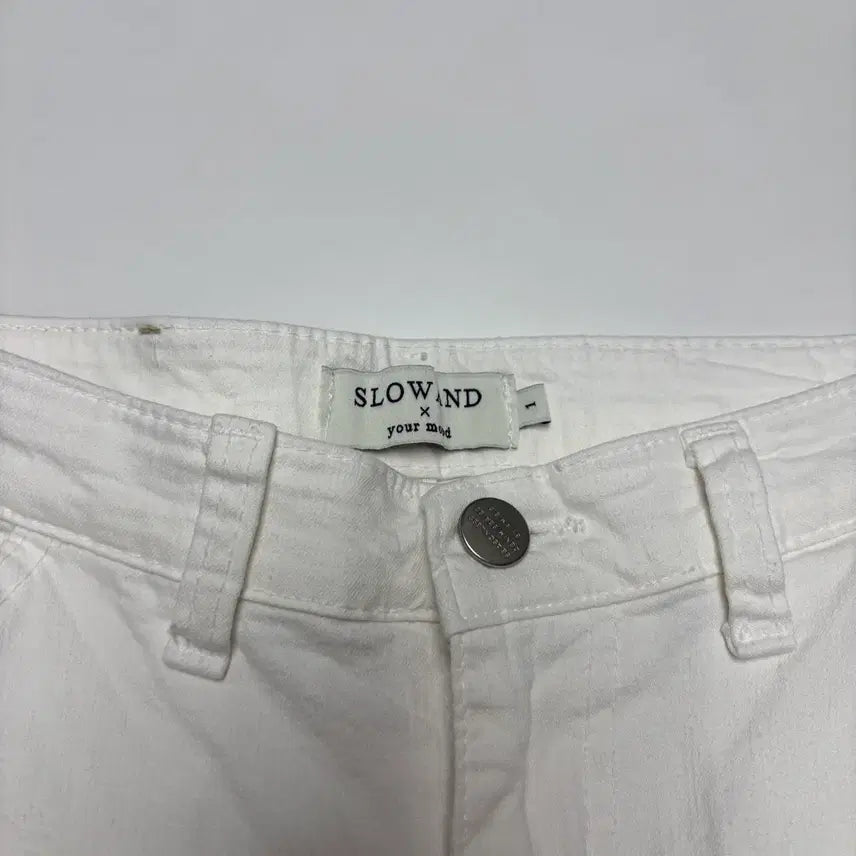 [BUNJANG] Slow and Lovely White Summer Pants / 슬로우앤드 화이트 여름 팬츠 긴바지 면바지 바지 키작녀