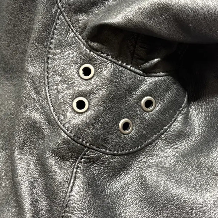 [BUNJANG] Coach 14AW Leather Bomber Jacket / 코치 14aw 레더 봄버 자켓