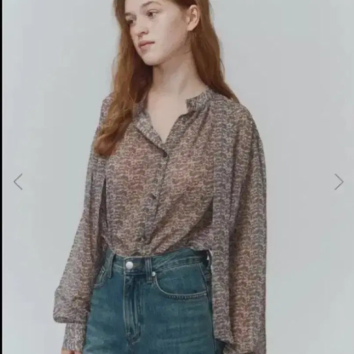 [SOLD OUT] 르에 lea 엘렌 셔링 스카프 블라우스