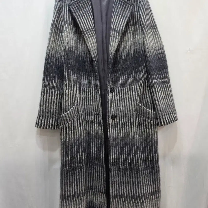 [BUNJANG] M Missoni Striped Long Coat / (정품)미쏘니 스트라이프 롱 코트