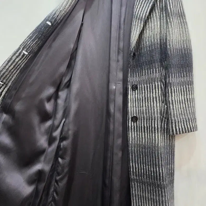 [BUNJANG] M Missoni Striped Long Coat / (정품)미쏘니 스트라이프 롱 코트