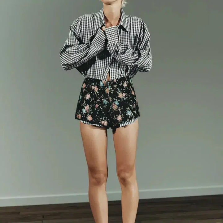 [BUNJANG] Zara Cotton Gingham Check Shirt (New with Tags) / ZARA 코튼 체크 셔츠 (새상품)