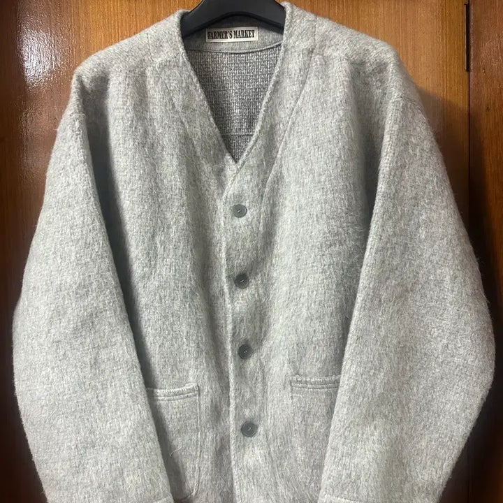 [BUNJANG] Angleun Select Shop Gray Cardigan / (앵글런셀렉샵) 보세 가디건