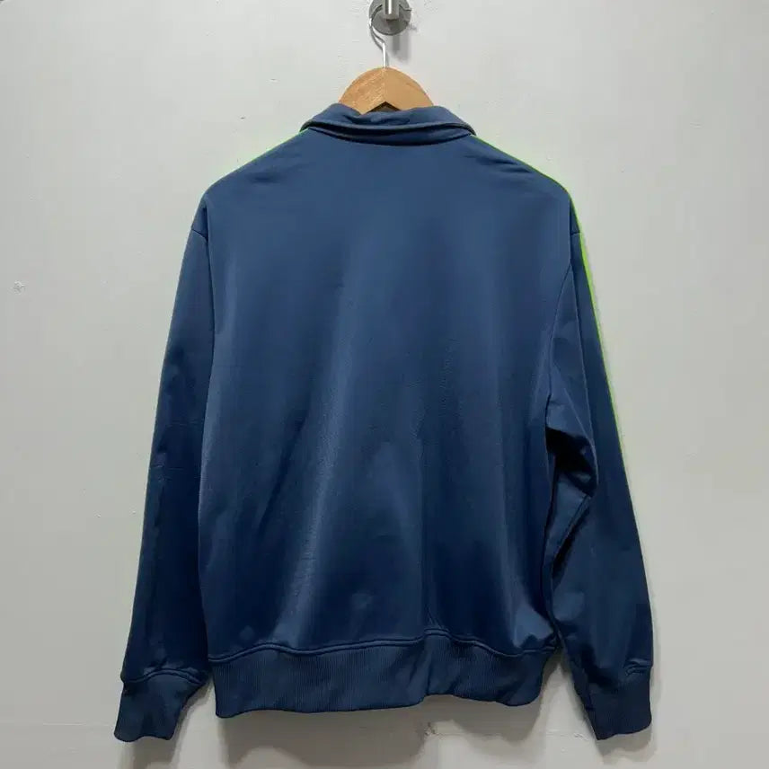 [BUNJANG] Adidas Navy Track Top with 3 Stripes M / 아디다스 네이비 트랙탑 3선 파이어드 M