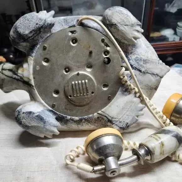 [BUNJANG] Vintage Marble Turtle Sculpture Telephone / 빈티지 수입 대리석 거북이조각 전화기입니다..