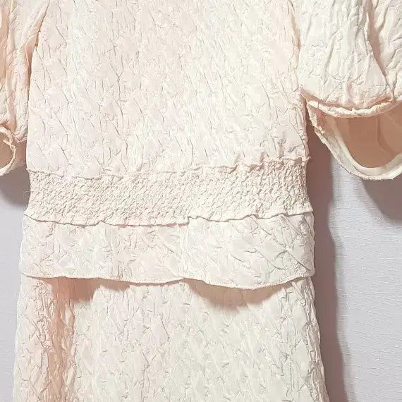[BUNJANG] Mine Pleated Long Dress / 한섬 마인 플리츠 롱원피스 55