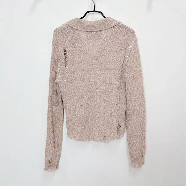 [BUNJANG] Andersson Bell Erica Linen Knit Top / 앤더슨벨 에리카 데미지 린넨 니트