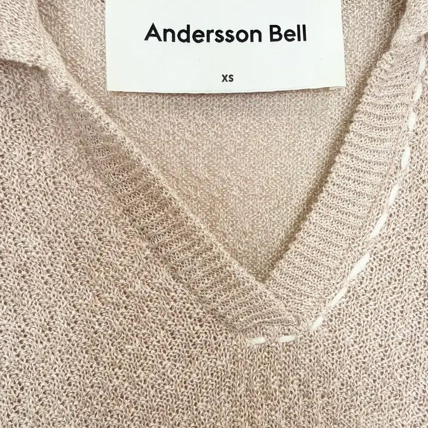 [BUNJANG] Andersson Bell Erica Linen Knit Top / 앤더슨벨 에리카 데미지 린넨 니트