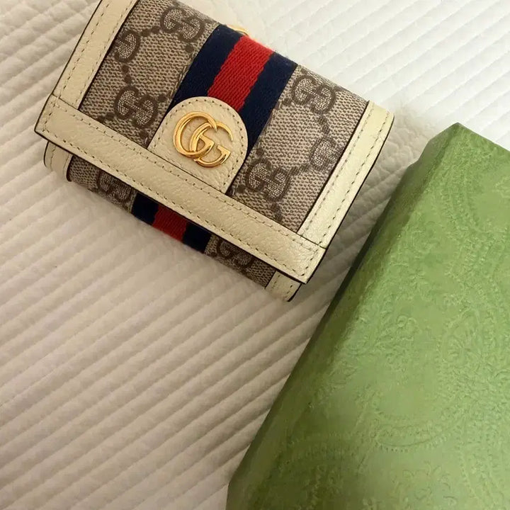 [BUNJANG] Gucci Ophidia Card Case Wallet with Box / 구찌 오피디아 카드 케이스 지갑 + 박스