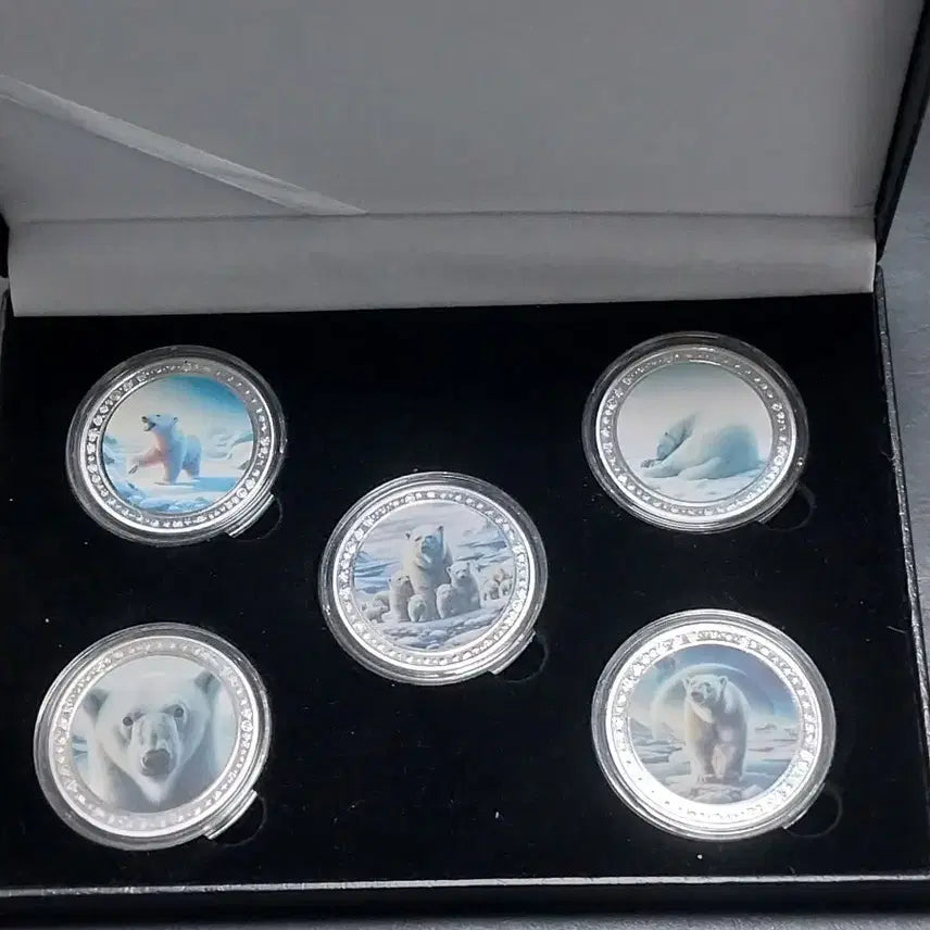 [BUNJANG] Limited Edition Polar Bear 5-Coin Set / 북극곰,기념주화발행5개한정판세트