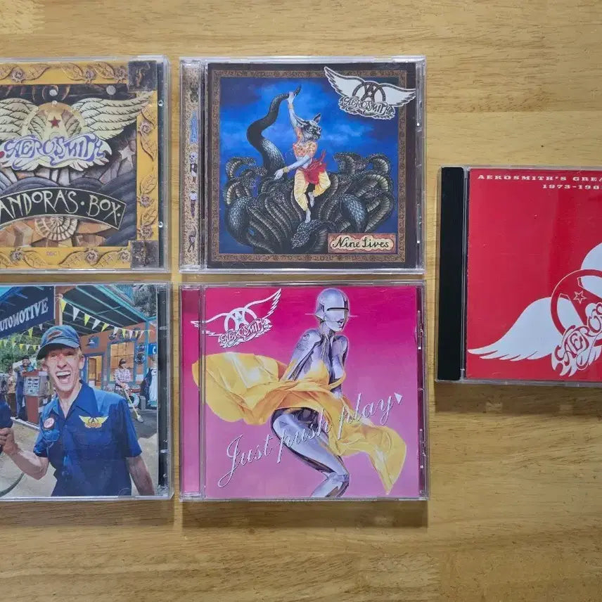 [BUNJANG] Aerosmith 5 CD Album Bundle / CD 음반 Aerosmith 에어로스미스 앨범 5장
