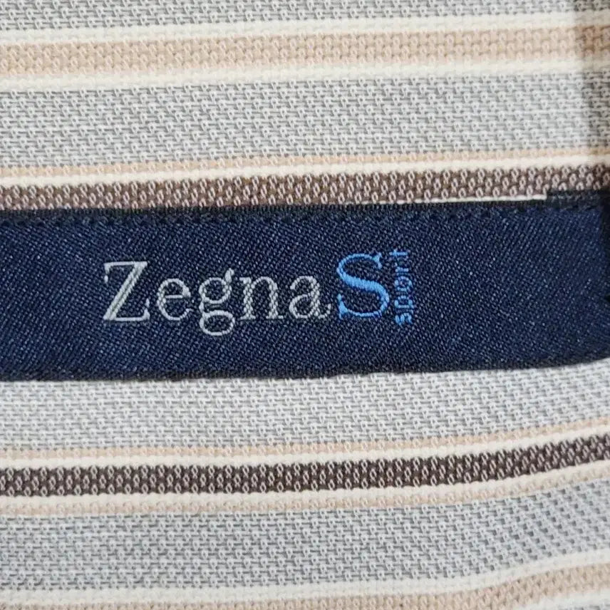 [BUNJANG] Zegna Striped Shirt / (XL) 제냐 남방 스트라이프 셔츠 포켓 이태리판