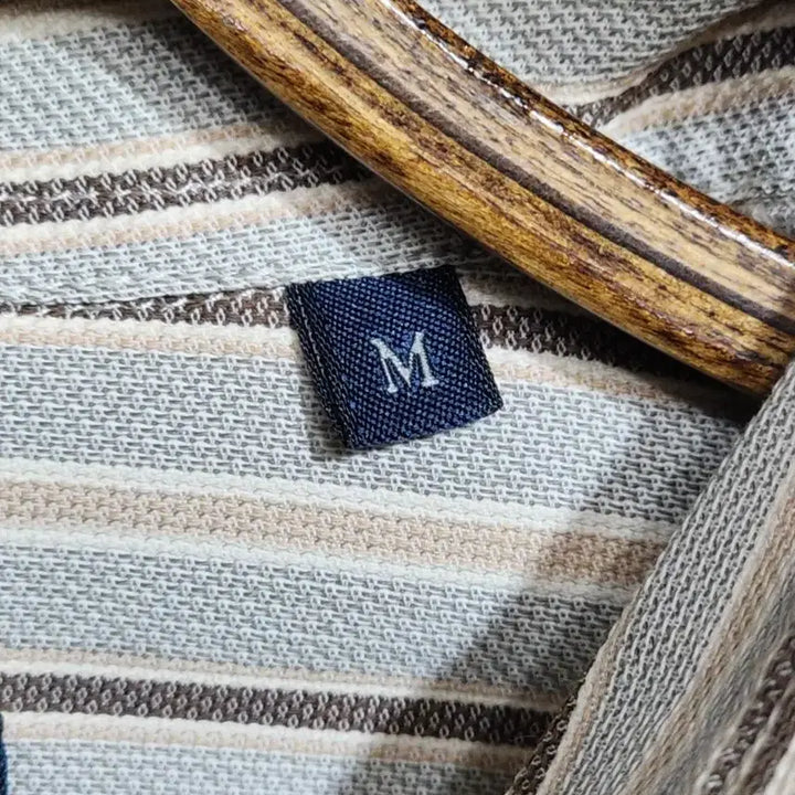 [BUNJANG] Zegna Striped Shirt / (XL) 제냐 남방 스트라이프 셔츠 포켓 이태리판