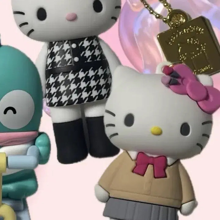 [BUNJANG] Hello Kitty 50th Anniversary Museum Keyring / 헬로키티 50주년 박물관 키링