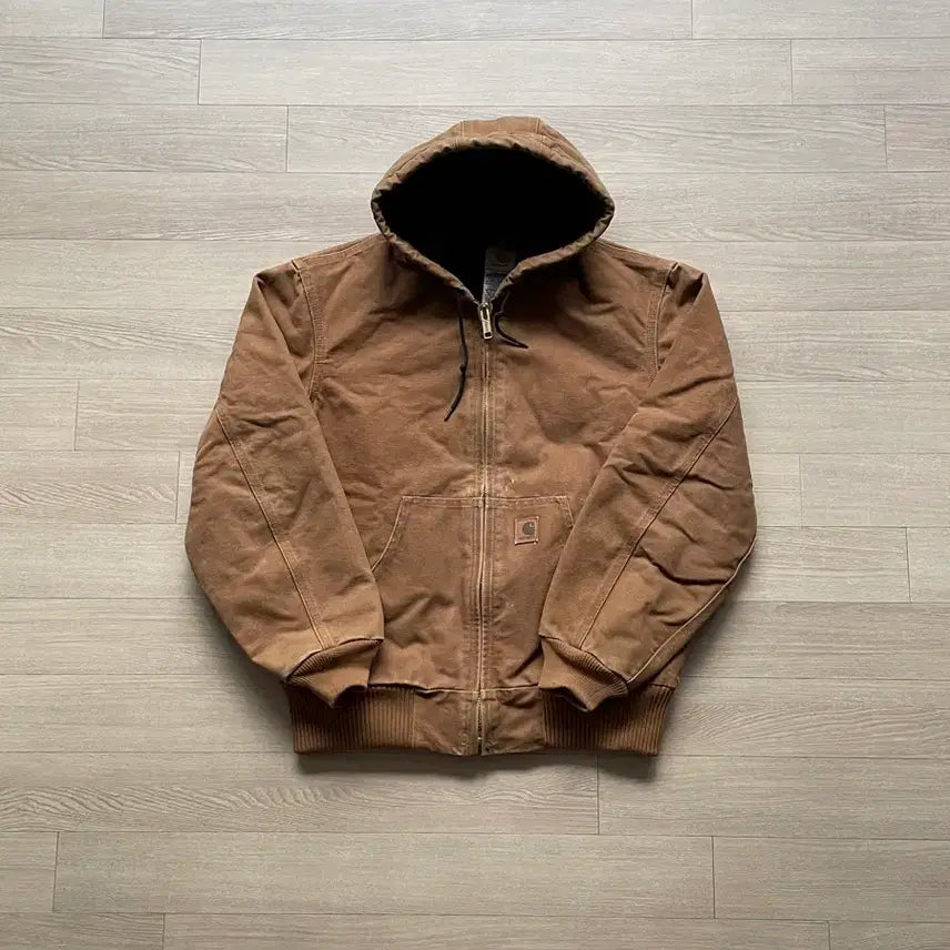 [SOLD OUT] 칼하트 j130 BRN 브라운 액티브 자켓 샌드스톤