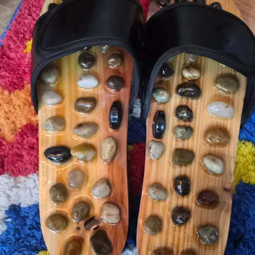 [BUNJANG] Stone Acupressure Slippers Size 280 / 돌 지압 슬리퍼 사이즈 280